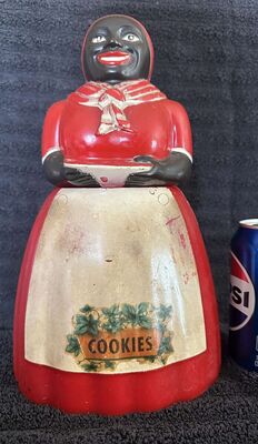 Black Americana F & F Mammy Cookie Jar F & F Mold & Die Co Mammy Cookie Jar
Keywords: Black Americana; Antique;Collectable;eldred;allcpgphotos
