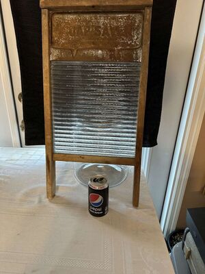 National Washboard Co. Soap Saver Washboard Pat. #M52766-1283148
Keywords: Antique;Washboard Company;Soap Saver;Laundry;eldred;allcpgphotos