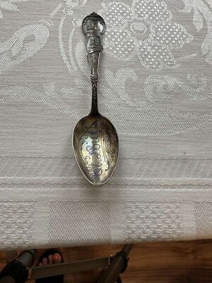 Silver Spoon Antique Sterling St. Louis Souvenir Spoon Eads Bridge
Keywords: Silver;Spoon;Antique;Sterling;St. Louis;Souvenir;Eads Bridge;eldred;allcpgphotos