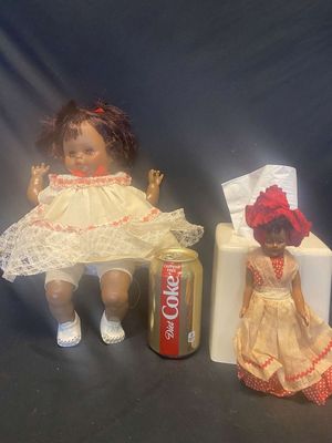 (2) Black Americana Dolls - Nola Mammy Doll & Horsman 1968 Black Babydoll
Keywords: Black Americana;Antique;Collectable;Doll;Mammy;Horsman;eldred;allcpgphotos