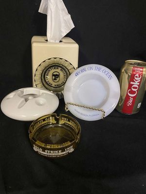 (4) Antique & Vintage Ashtrays - Space Age Product, Gold Strike Inn, Frontier Hotel & Miami Beach Resort Ashtray
Keywords: Antique;Vintage;Collectable;Ashtray;Souvenir;Las Vegas;eldred;allcpgphotos