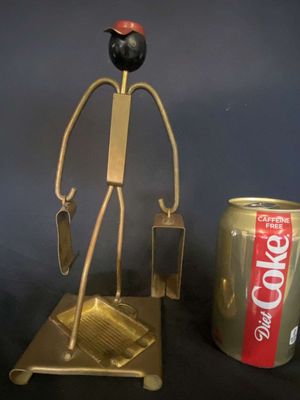 Antique Black Americana Black Porter Cigarette & Match Holder Combo w/Ashtray
Keywords: Antique;Black Americana;Black Porter;Cigarette Holder;Match Holder;Ashtray;eldred;allcpgphotos