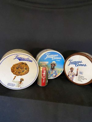 (3) Famous Amos Tins - Cookie Tins
Keywords: Vintage;Black Americana;Famous Amos;Cookie;Tin;eldred;allcpgphotos