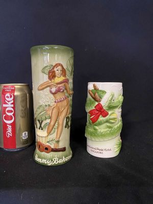 Rare Singapore Tiki Mug, Goodwood Park Hotel Gromark Japan Christmas Tiki Glass & Tommy Bahama Bikini Bongo 2007 Tiki Mug
Keywords: Antique;Vintage;Collectable;Tiki Mug;Tommy Bahama;eldred;allcpgphotos