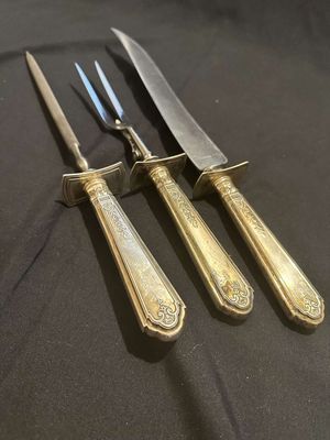 Antique Stainless Carving Set w/Sterling Handles
Keywords: Antique;Stainless;Silver;Carving Set;eldred;allcpgphotos
